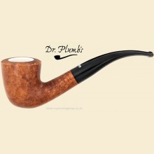 Dr Plumb Meerschaum Lined Smooth Bent Dublin Pipe DRPM40