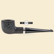 Dunhill Shell Briar 9mm Filter Group 4 Silver Band Pot Straight Pipe 4106f