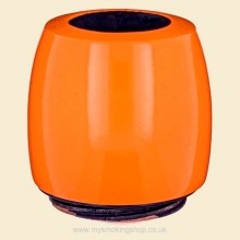 Falcon Standard Coloured Orange Smooth Billiard Pipe Bowl