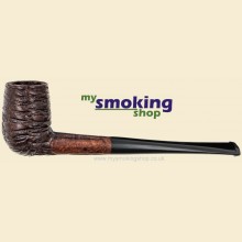 Mysmokingshop Cool and Sweet Rustic Straight Chimney Briar Pipe CS8