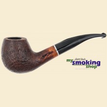 Mysmokingshop Jean Claude 9mm Filter Sandblast Brown Bent Egg Pipe JC161