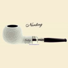 Nording 2001 Limited Edition Golfing Pipe Golf Ball White Straight Apple Pipe
