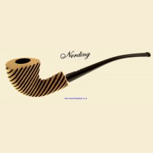 Nording 2016 Limited Edition Zebra Hunting Pipe Striped Bent Dublin Zulu Pipe