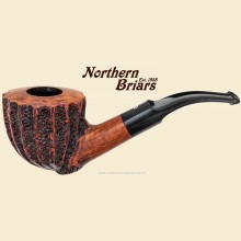 Northern Briars Bespoke Special Size 4 Rustic Bent Sea Shell Pipe BSPK1