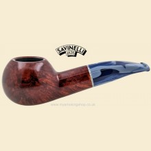 Savinelli Oceano Smooth 6mm Filter Bent Chunky Apple Pipe 320