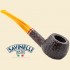 Savinelli St. Nicholas 2024 Rustic 6mm Filter Half Bent Prince Pipe 315KS