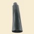 Stanwell Solid Black Tapered 17mm x 75mm Curved Acrylic Spare Pipe Mouthpiece with 9mm Filter Tenon ssm1