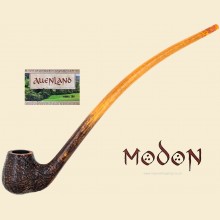 Vauen Auenland The Shire MODON Sandblast Bent 9mm Filter Churchwarden Pipe