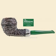 Peterson St Patricks Day 2022 9mm Filter Rustic Straight Large Bulldog Pipe XL13