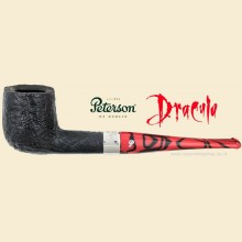 Peterson Dracula Sandblast Black Straight Billiard Pipe 06