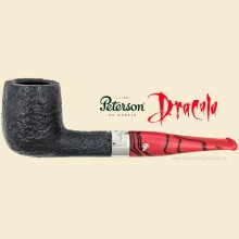 Peterson Dracula 9mm Filter Sandblast Black Straight Billiard Pipe X105