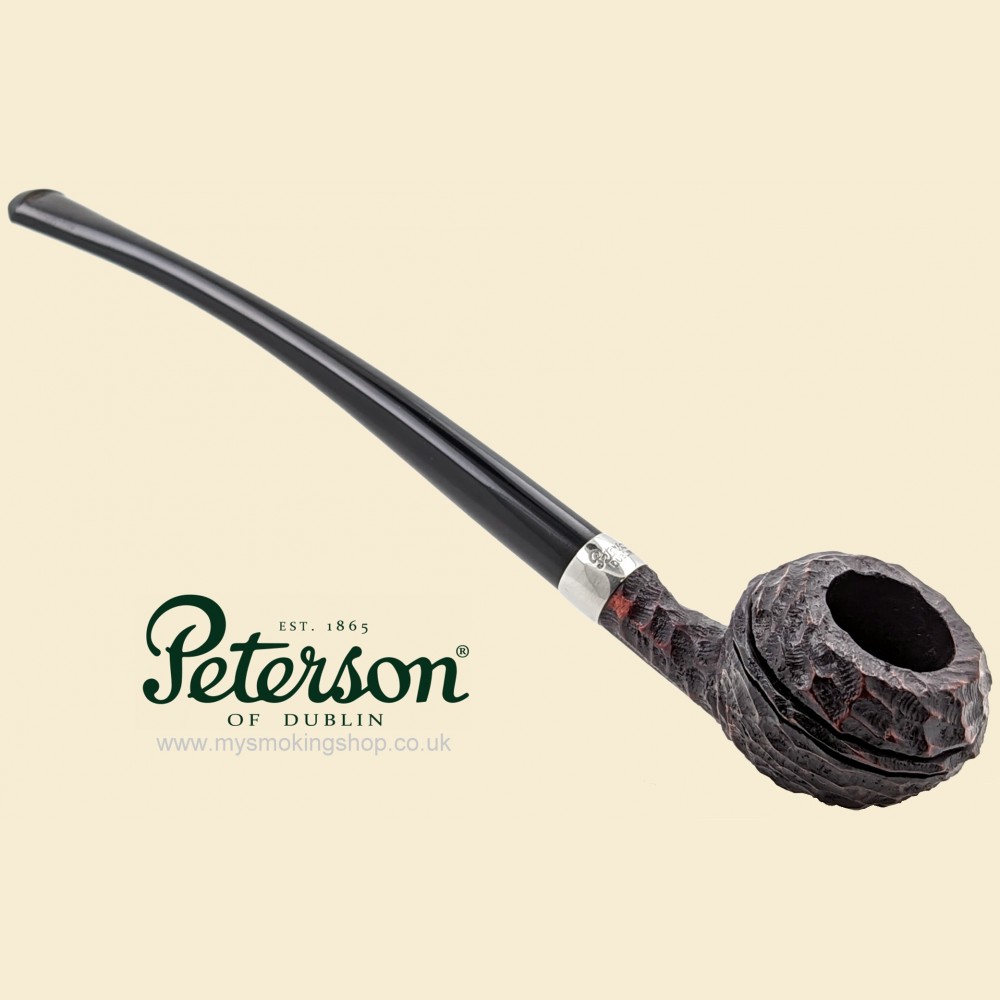 Peterson Tavern Rustic Small Curved Demi Churchwarden Nickel Mounted ...