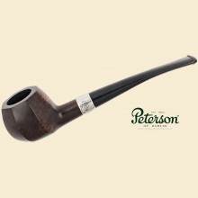Peterson Aran Smooth Nickel Mounted Curved Small Panel Pipe 3070