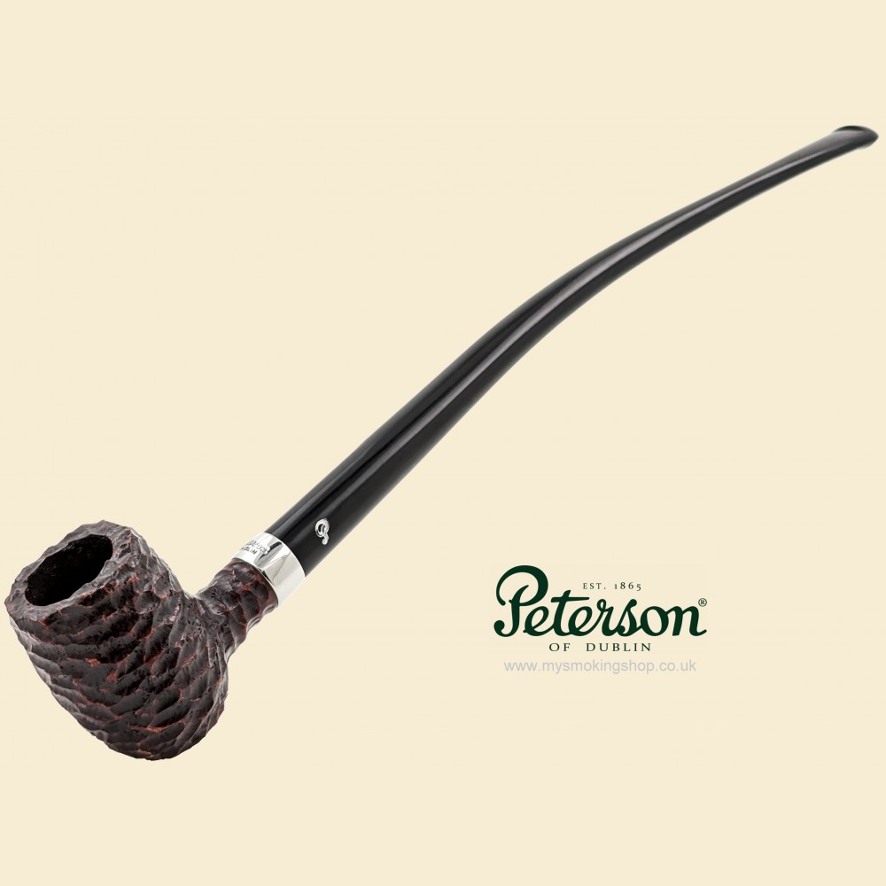 Peterson Churchwarden Barrel Curved Pipe Rustic