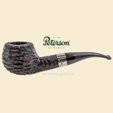 Peterson Donegal Rocky Rustic Curved Apple Pipe 408