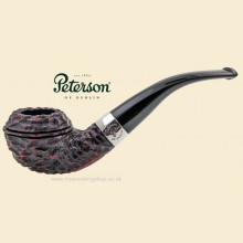 Peterson Donegal Rocky Rustic Bent Rhodesian Pipe 999