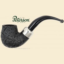 Peterson Irishmade Army 9mm Filter Sandblast Bent Billiard Pipe 221