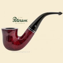 Peterson Killarney Red Smooth Bent Calabash Pipe 05