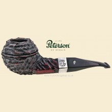 Peterson Sherlock Holmes Hudson 9mm Filter Rustic Curved Pipe