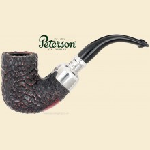 Peterson System Spigot Rustic Large Bent Dutch Billiard Pipe 309