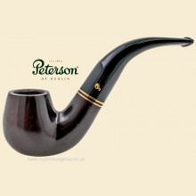 Peterson Tyrone Heritage Smooth Bent Billiard Pipe 221 Fishtail