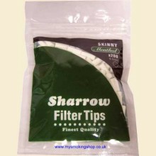 Sharrow Skinny Menthol Filter Tips 1 Bag of 200