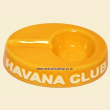Havana Club El Chico Ceramic Single Cigar Ashtray Corn Yellow