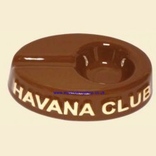 Havana Club Egoista Ceramic Single Cigar Ashtray Havana Brown