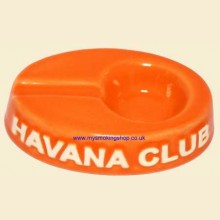 Havana Club Egoista Ceramic Single Cigar Ashtray Mandarin Orange