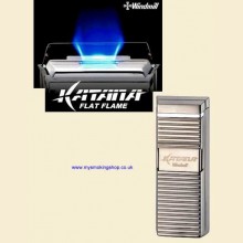 Windmill Katana Windproof Flat Jet Flame Gunmetal Cigarette Lighter w08-0002