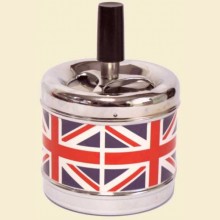 Retro Union Jack Design Small Spinner Ashtray
