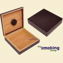 Mysmokingshop Prestige Chateau Black Finish 20 Cigar Humidor