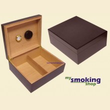 Mysmokingshop Prestige Chalet Black Finish 25 Cigar Humidor