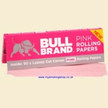 Bull Brand Pink Regular Rolling Papers 1 Pack
