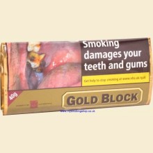 Gold Block Ready Rubbed Pipe Tobacco 40g Pouch