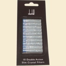 Dunhill 6mm Slim Crystal Filter Cartridges for Dunhill Cigarette Holders Pack of 10