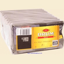 Drum Gold Hand Rolling Tobacco 10 x 30g Pouch