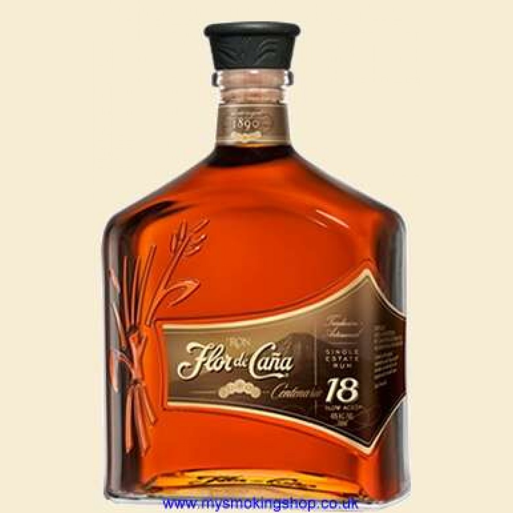 Flor De Cana Centenario 18 Year Old Rum 70cl Bottle 40