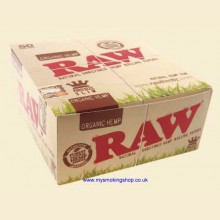 RAW Organic 110mm King Size Slim Rolling Papers 50 Packs