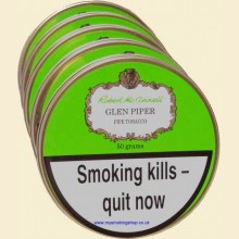 Robert McConnell Glen Piper Pipe Tobacco 5 x 50g Tins