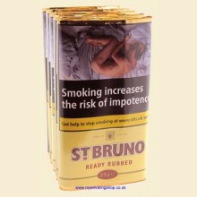 St Bruno Ready Rubbed Pipe Tobacco 5 x 25g Pouches