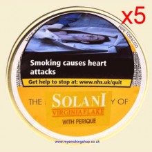 Solani Virginia Flake Blend 633 Pipe Tobacco 5 x 50g Tins