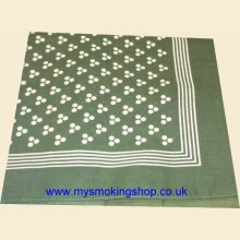 Green Polka Dot Snuff Handkerchief 9221