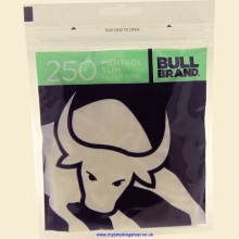 Bull Brand Slim Menthol Filter Tips 1 Bag of 250