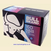 Bull Brand Slimline Blue Ice CAPSULE Filter Tips 1 Box of 160