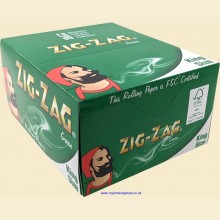 Zig-Zag King Size Green 100mm Rolling Papers 50 Packs