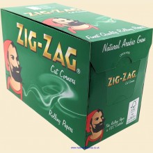 Zig-Zag Regular Green 70mm Rolling Papers 100 Packs