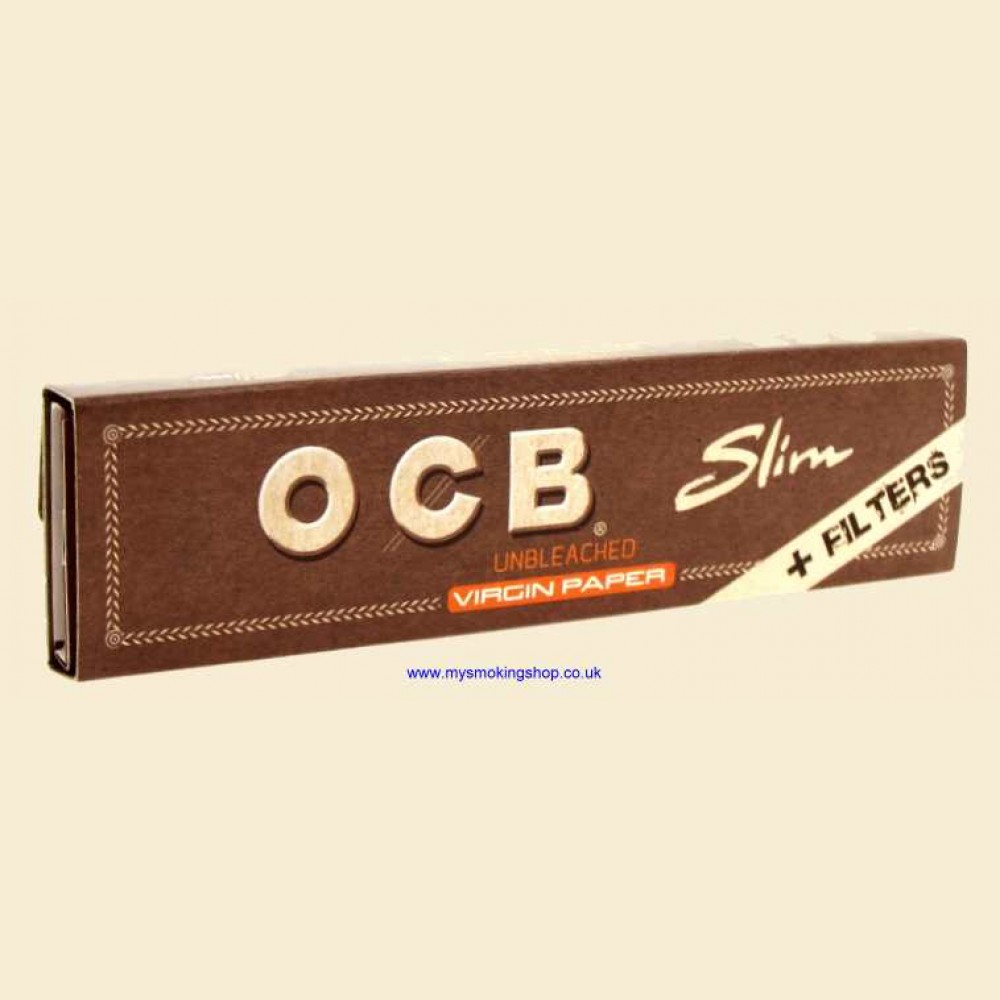 OCB - Virgin King Size Slim Rolling Papers - HEMPER