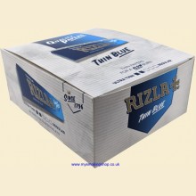 Rizla King Size Thin Blue Slim 110mm Rolling Papers Box of 50 Packs