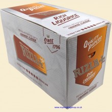 Rizla Regular Rich Liquorice 70mm Rolling Papers Box of 100 Packs